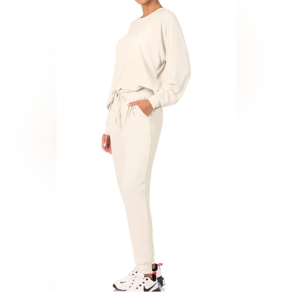 NEW! Brown Soft and Cozy Raglan Sleeve Pullover Jogger Pants 2Pc Set - Picture 10 of 10